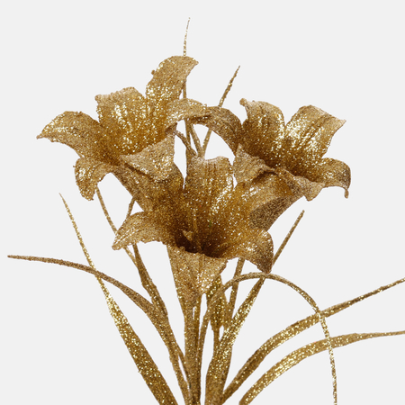 Lily with glitter