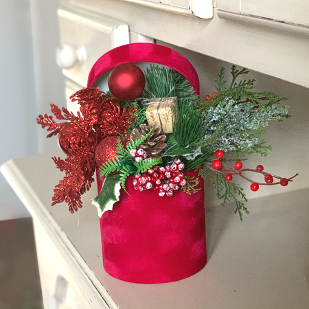 Christmas flower box