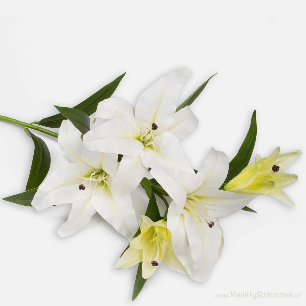 Lily x 3 L764L Artificial lily stem Artificial Flowers and Plants