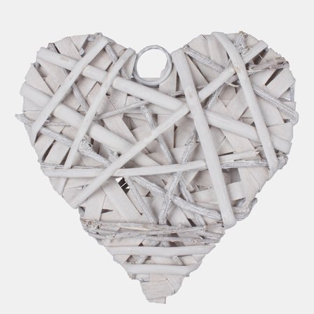 Wicker heart 15 cm