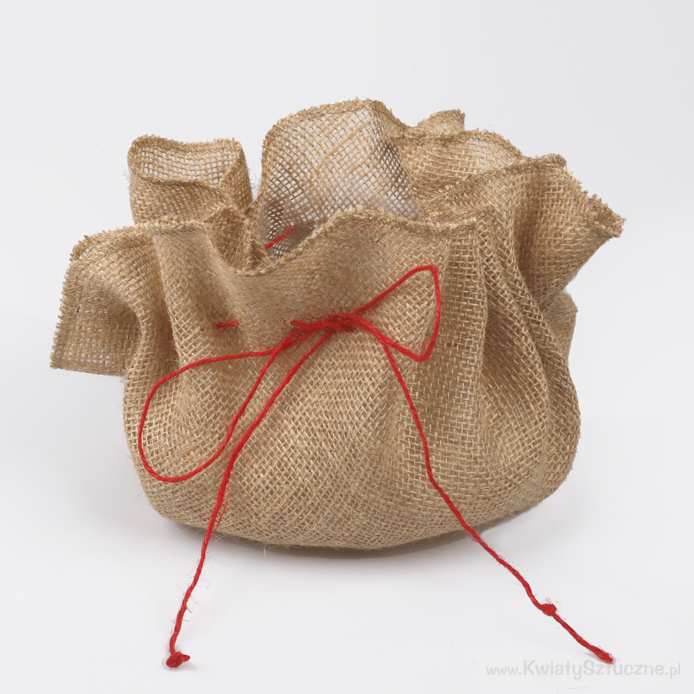 Jute pot cover 50 cm R171 Jute Fabrics and Sacks