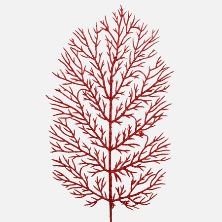 Decorative twig with glitter