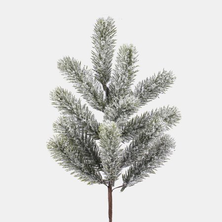 Snow-covered spruce branch 45 cm