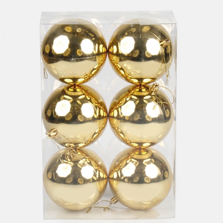 Christmas baubles x 6 pcs