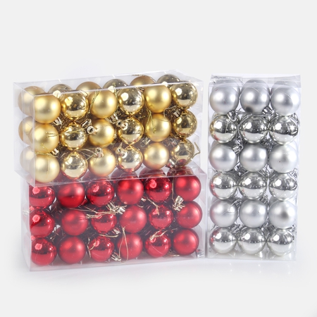 Christmas baubles x 36 pcs