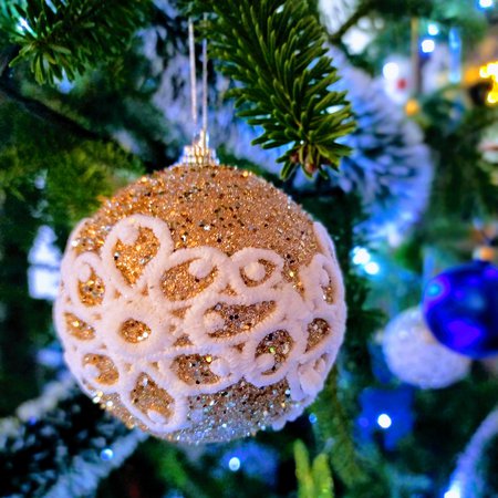 Christmas baubles x 3 pcs