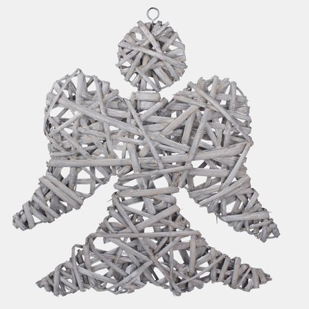 Wicker angel 30 cm