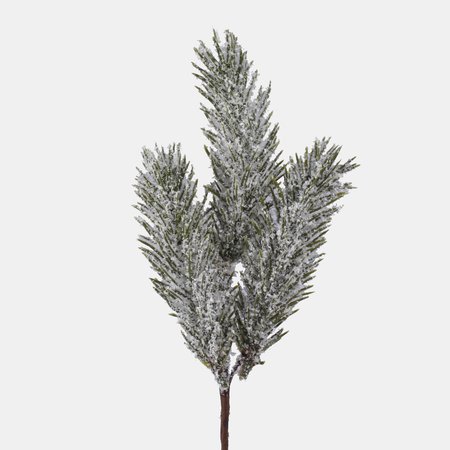 Snow-covered spruce twig 30 cm