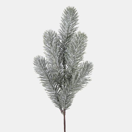 Snow-covered spruce twig 35 cm
