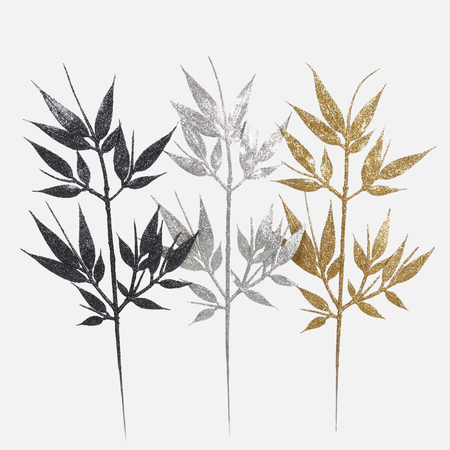 Decorative twig with glitter