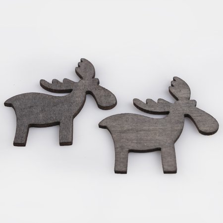 Wooden reindeer 18 pcs