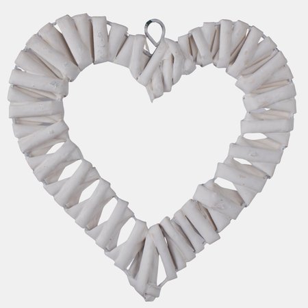 Wicker heart 15 cm